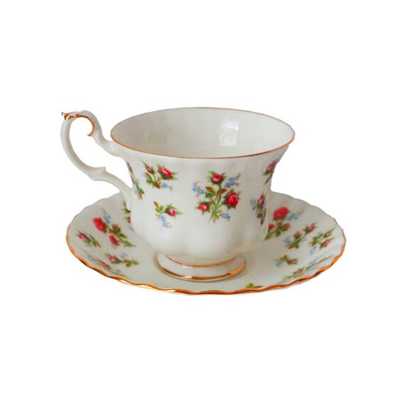 Vintage Teacup and Saucer Royal Albert Winsome Roses Tea Cup - Picture 2 of 5